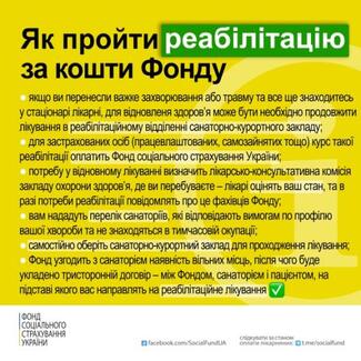 Хто та як може пройти санаторно-курортне лікування та реабілітацію Хто та як може пройти санаторно-курортне лікування та реабілітацію