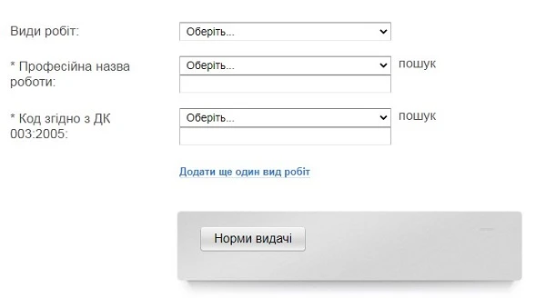 Норми безплатної видачі ЗІЗ Норми безплатної видачі ЗІЗ